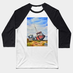 Old boats, Puerto Natales, Chile Baseball T-Shirt